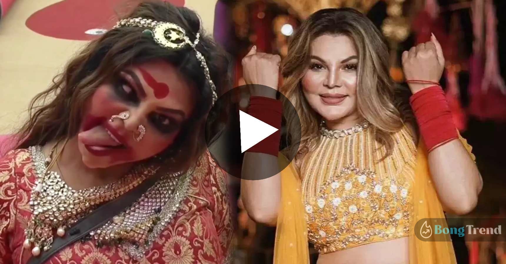 Rakhi Sawant dresses like ghost chandramukhi in Big Boss Viral Video