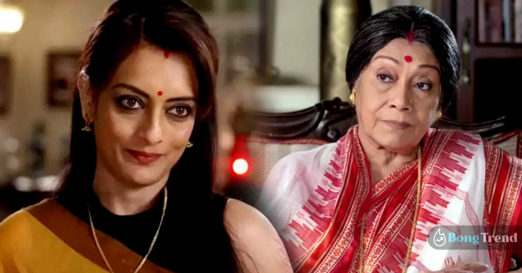 Sreemoyee's mother in law chitra sen coming in meyebela serial