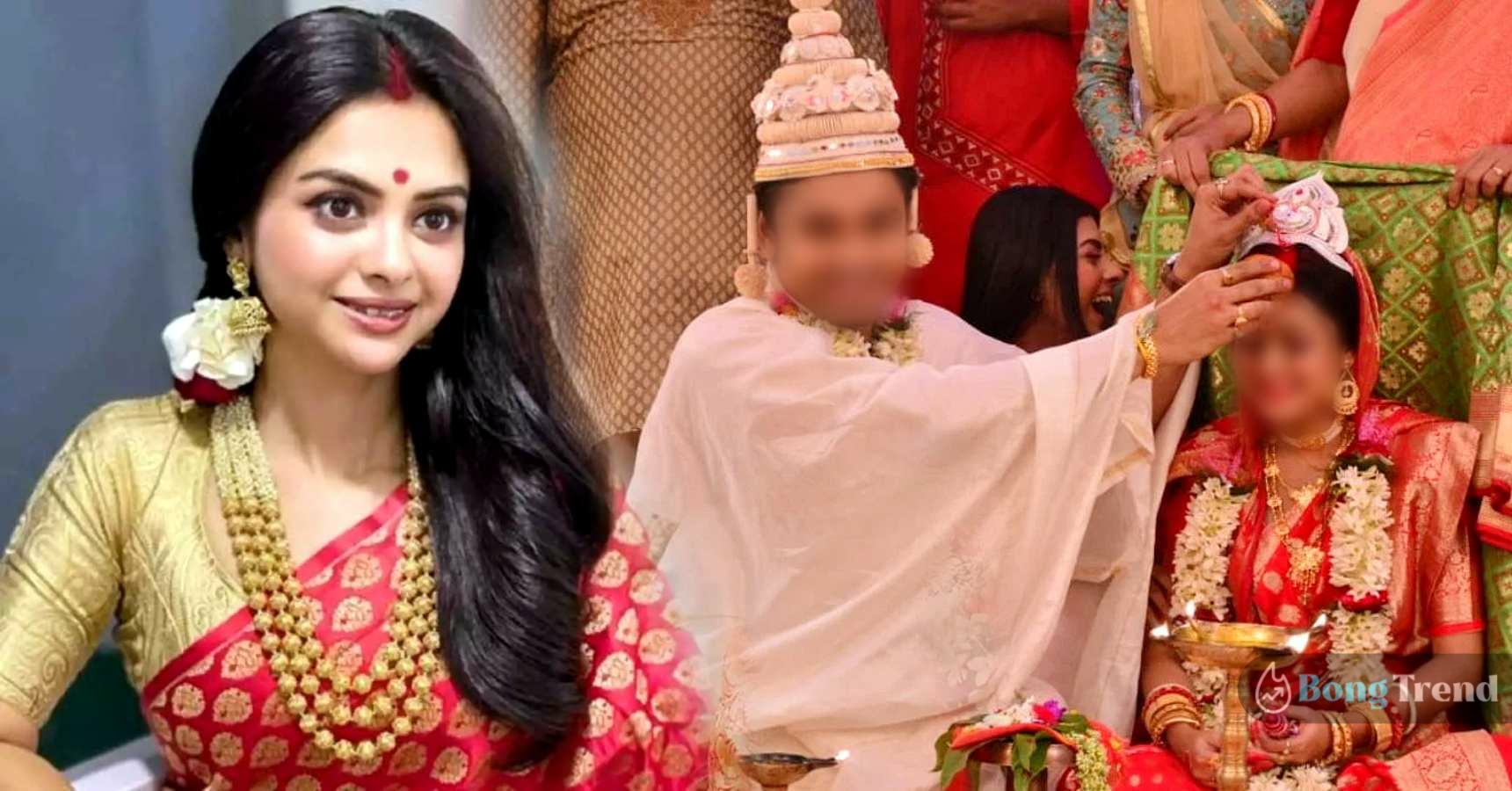 Gantchchora actress Suparna Patra got married to boyfriend Samarjit photos