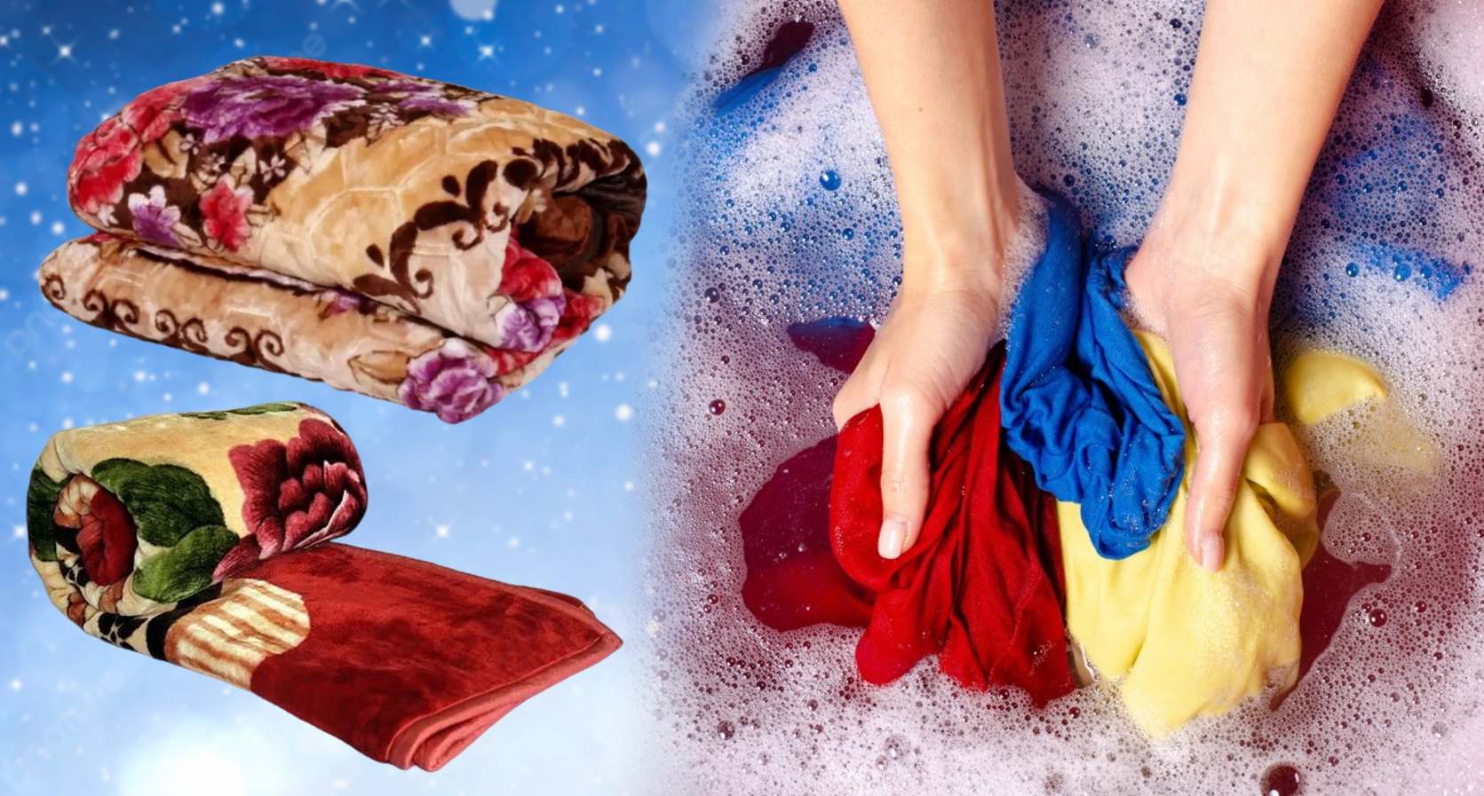 Cleaning Winter Sweters and blankets