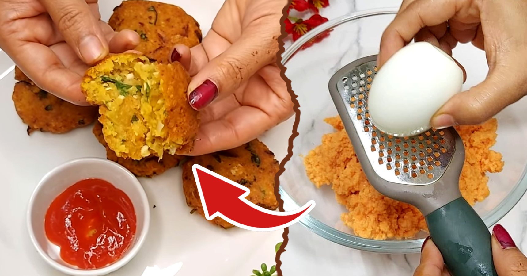 Evening Snack Recipe with masoor daal boiled egg Recipe