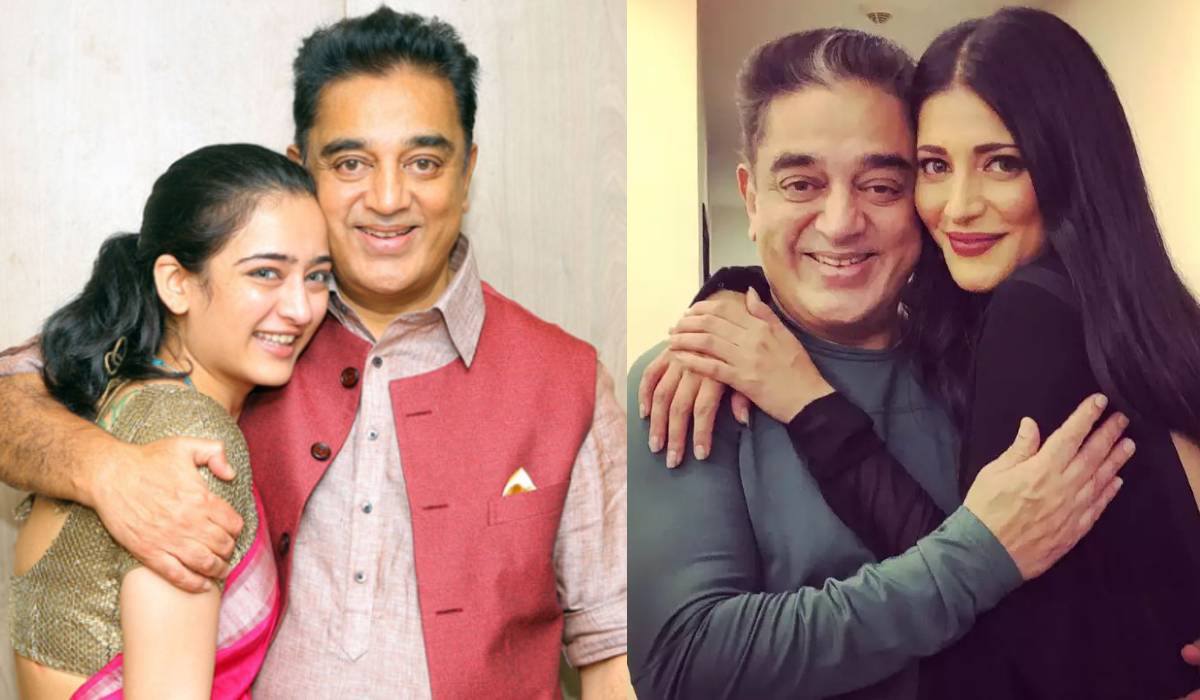 Kamal Haasan daughters, Kamal Haasan and Shruti Haasan, Kamal Haasan and Akshara Haasan