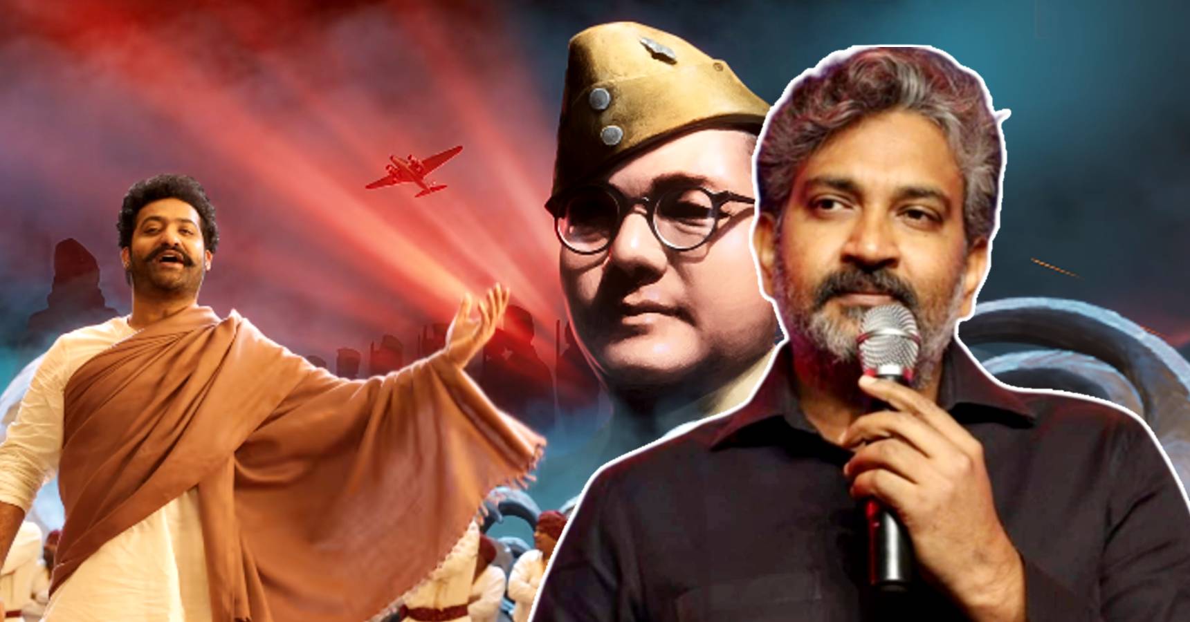 SS Rajamouli reveals why he used Netaji’s picture in RRR’s Sholay song