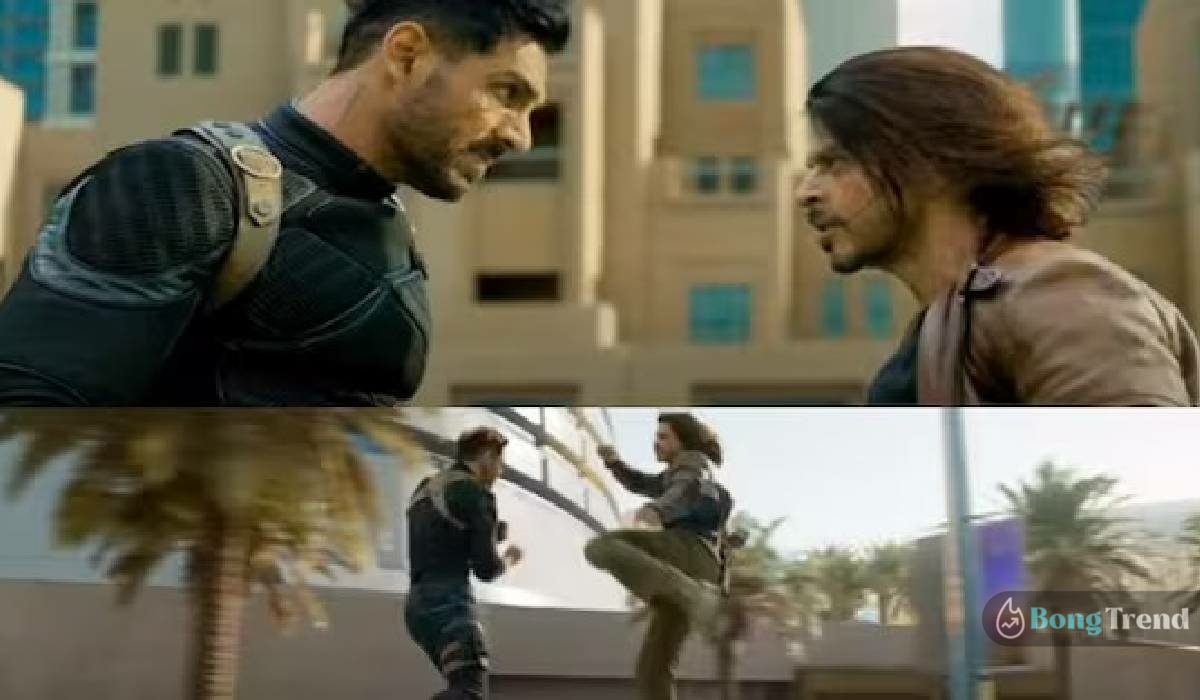 Shah Rukh Khan and John Abraham fight in Pathaan 