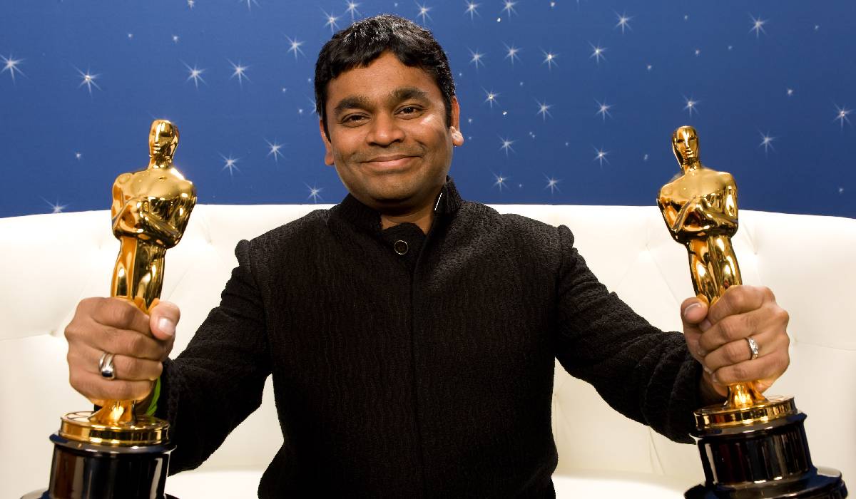 A R Rahman, A R Rahman with Oscar