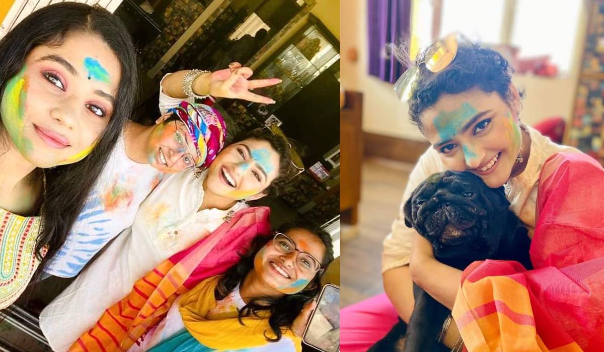 Aindrila Sharma, Aindrila Sharma Holi, Aindrila Sharma Holi celebrations