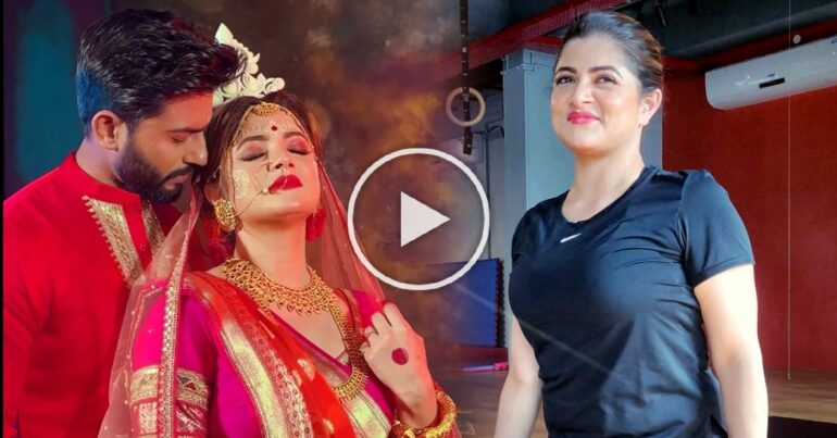 Srabanti Chatterjee romantic video shoot gone viral on social media