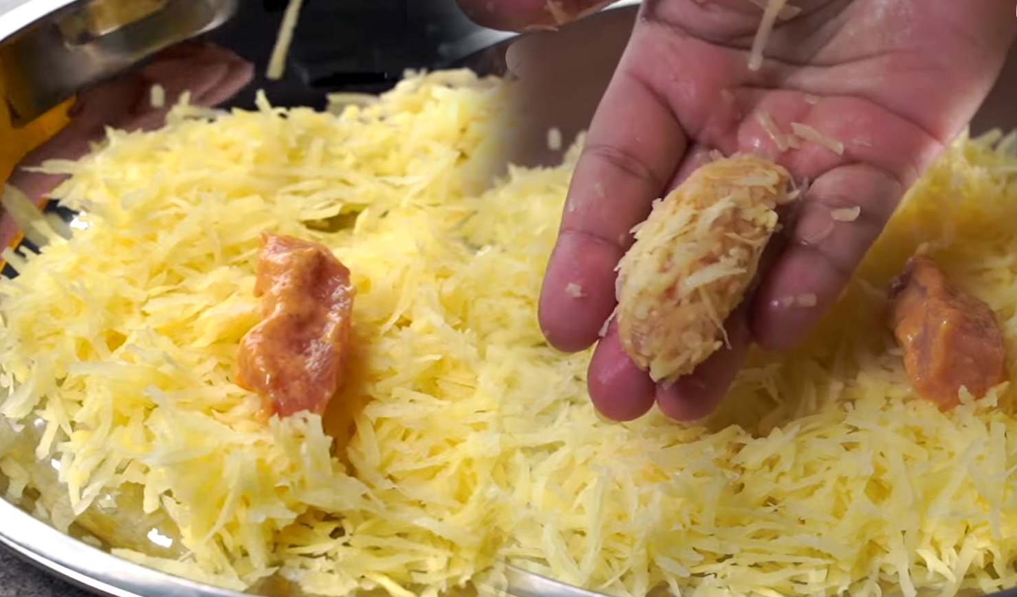 Potato Chicken Crispy Fingers Recipe 