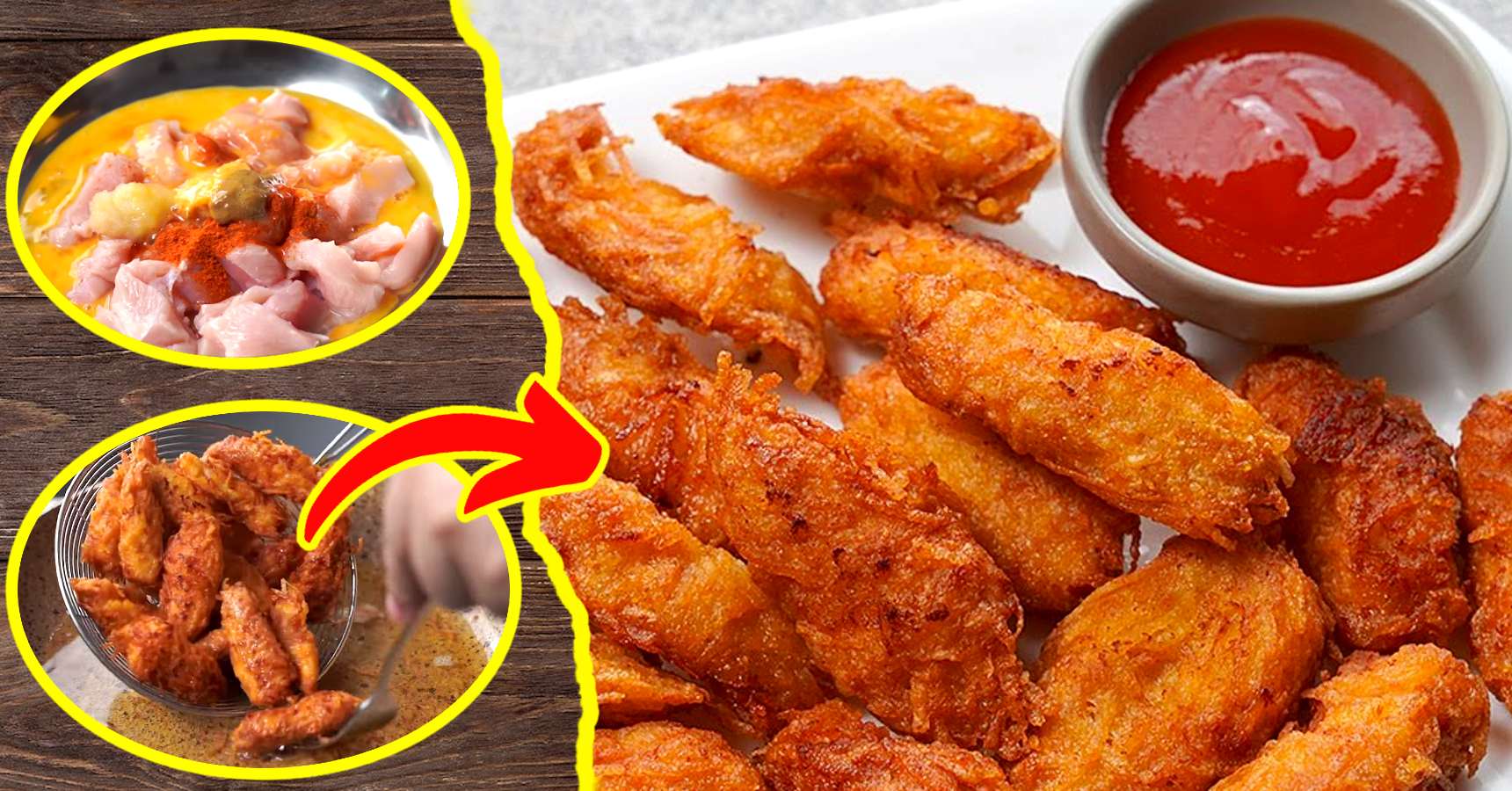 Potato Chicken Crispy Fingers Recipe