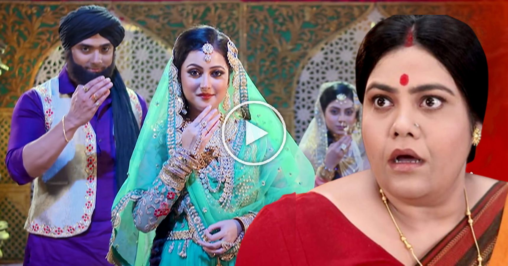 Zee Bangla Neem Phooler Madhu Parna Dresses as Begam to Save Chotka New Promo Video Viral
