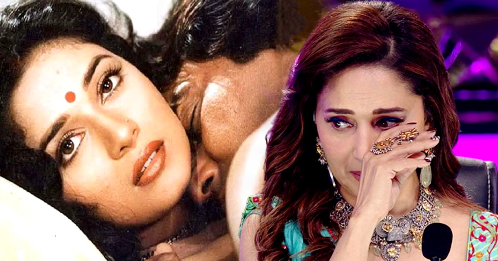 Bollywood actress Madhuri Dixit talks about Dayavan kissing scene with vinod Khanna