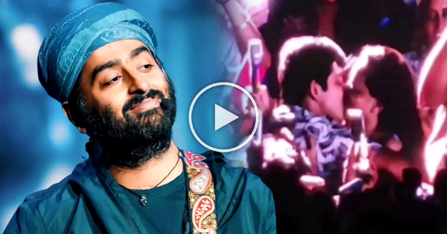Girl Propose her lover on Arijit Singh's live consert