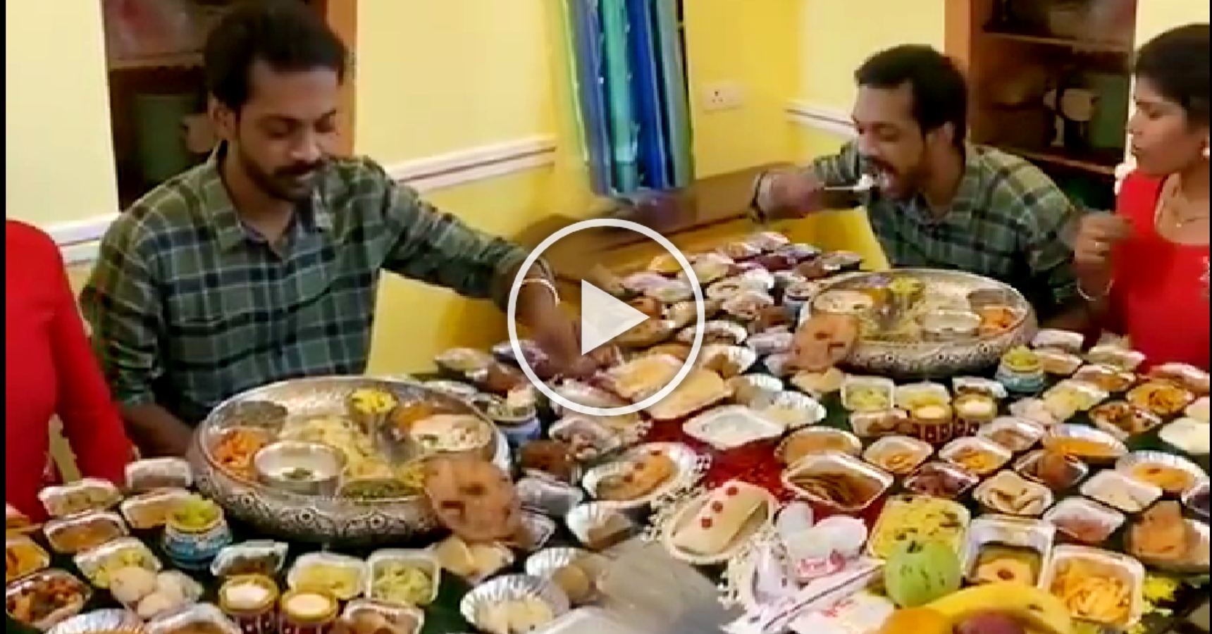 Jamaisasthi Special 125 food platter for Son in Law old Video viral