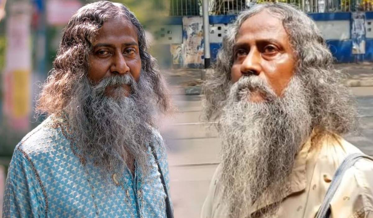 Rabindranath Tagore look alike, Somnath Bhadra