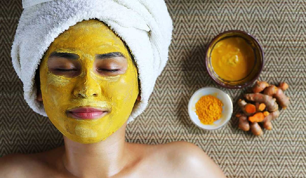 Turmeric face pack, Turmeric face pack for glowing skin
