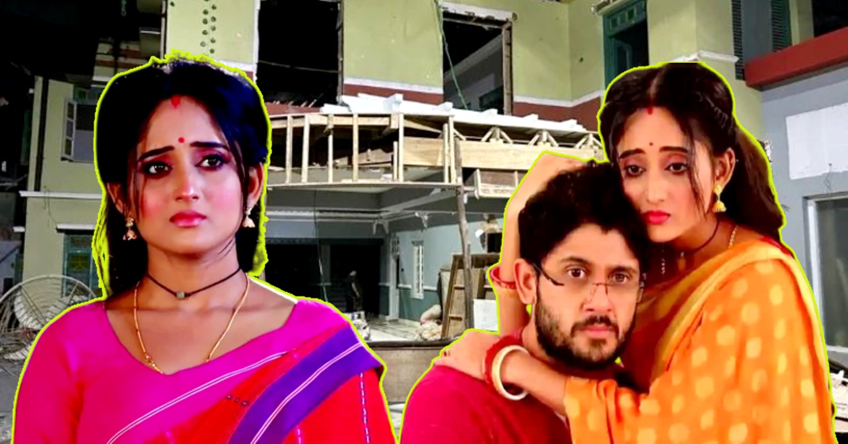 Zee Bangla Mithai serial set Manohora is broken, pictures are viral on social media