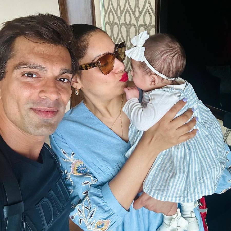 Bipasha Basu and Karan Singh Grover, Devi Basu Singh Grover, Devi Basu Singh Grover Mukhebhaat, Devi Basu Singh Grover rice eating ceremony
