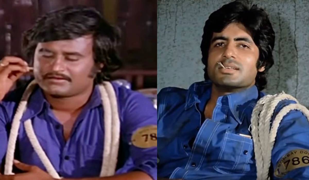 Deewar and Thee, Remake of Amitabh Bachchan movies that made Rajinikanth superstar