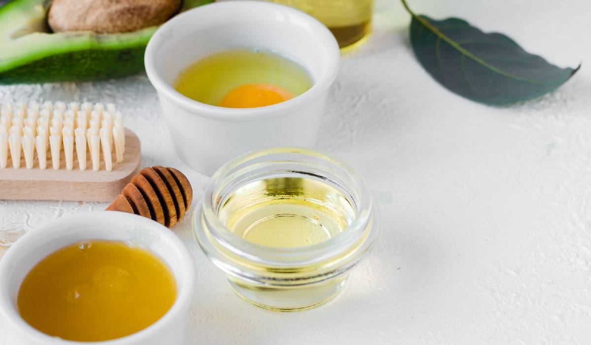 Egg and Olive Oil hair mask