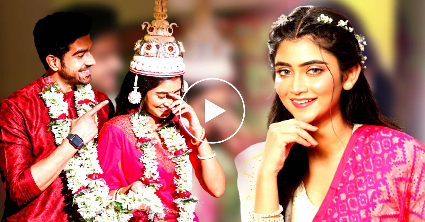 Zee Bangla Bengali Serial Jagadhatri Couple Ankita Soumyadeep romantic video goes viral