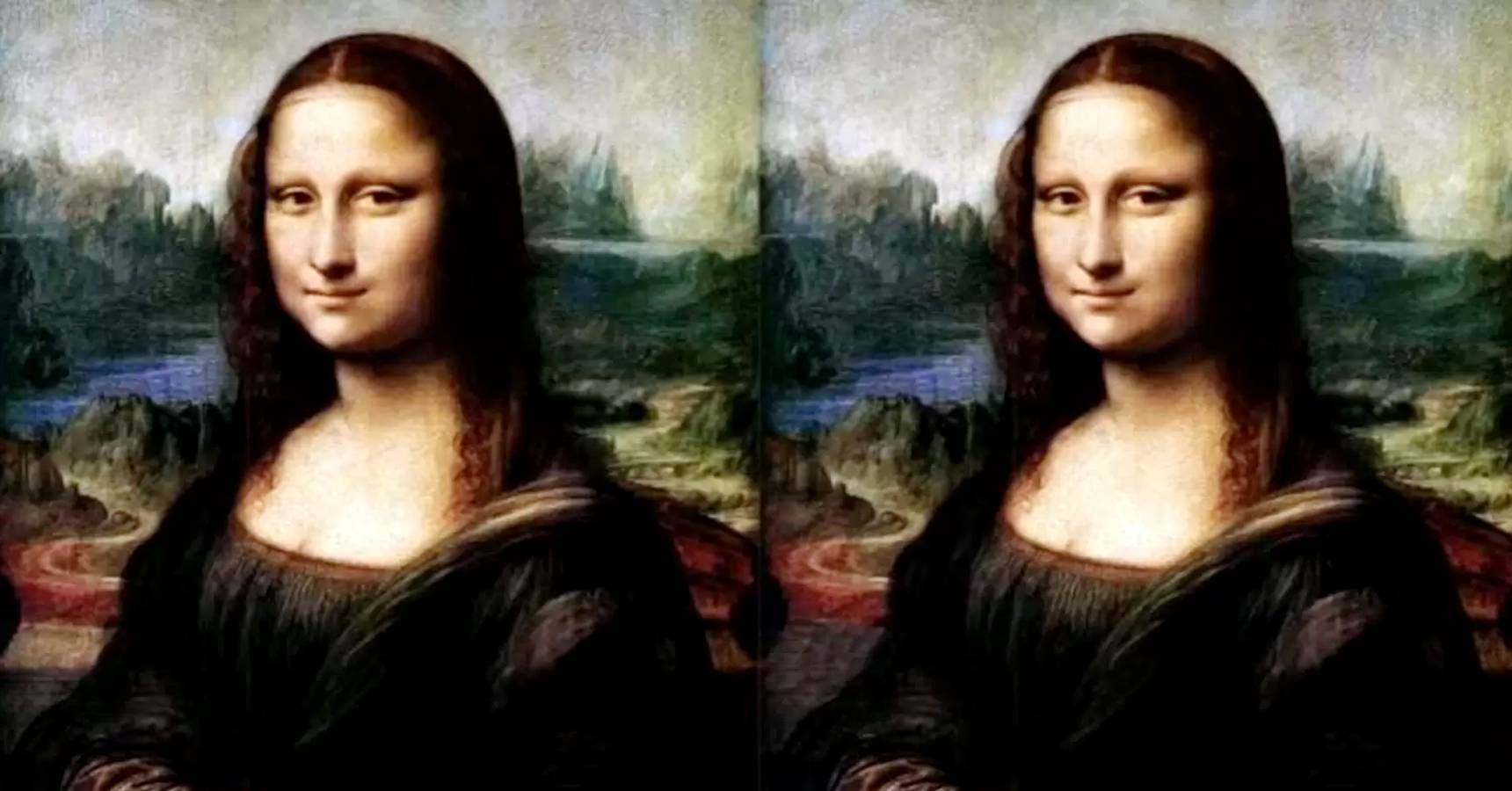 Optical illusion there is a big difference between these two pictures