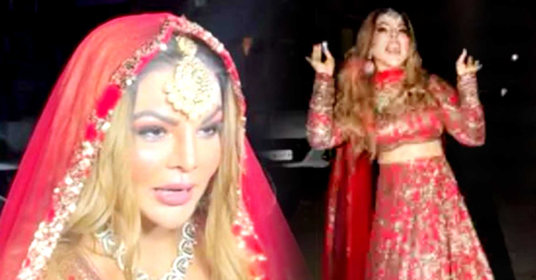 Bollywood actress Rakhi Sawant divorce celebration video goes viral