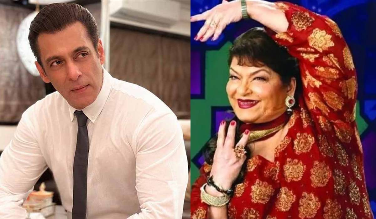 Salman Khan and Saroj Khan, Saroj Khan scolded Salman Khan