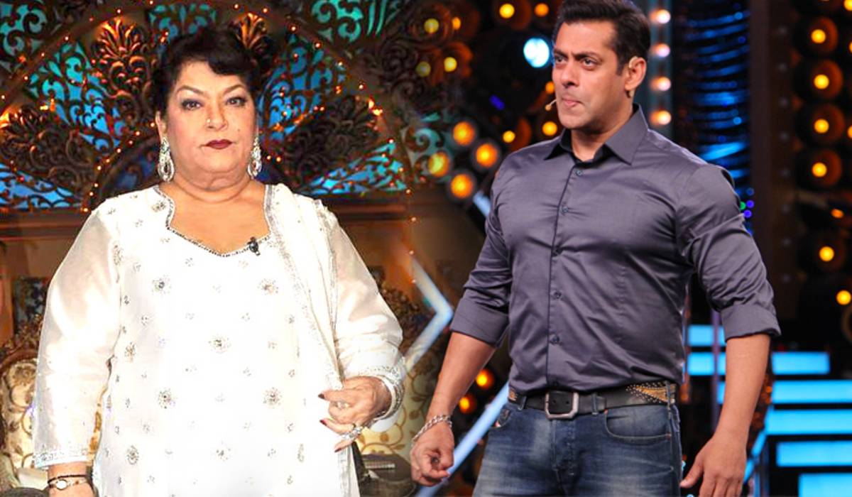 Salman Khan and Saroj Khan, Saroj Khan scolded Salman Khan