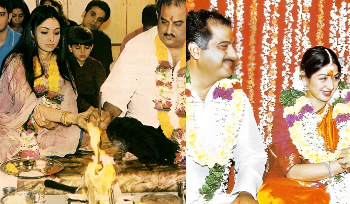 Sridevi Marriage, Sridevi Marriage in Temple, Sridevi and Boney Kapoor