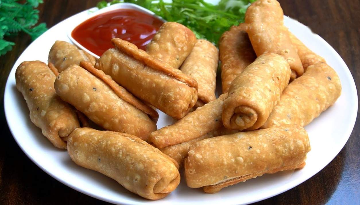 Alu Samosa Roll Recipe 1
