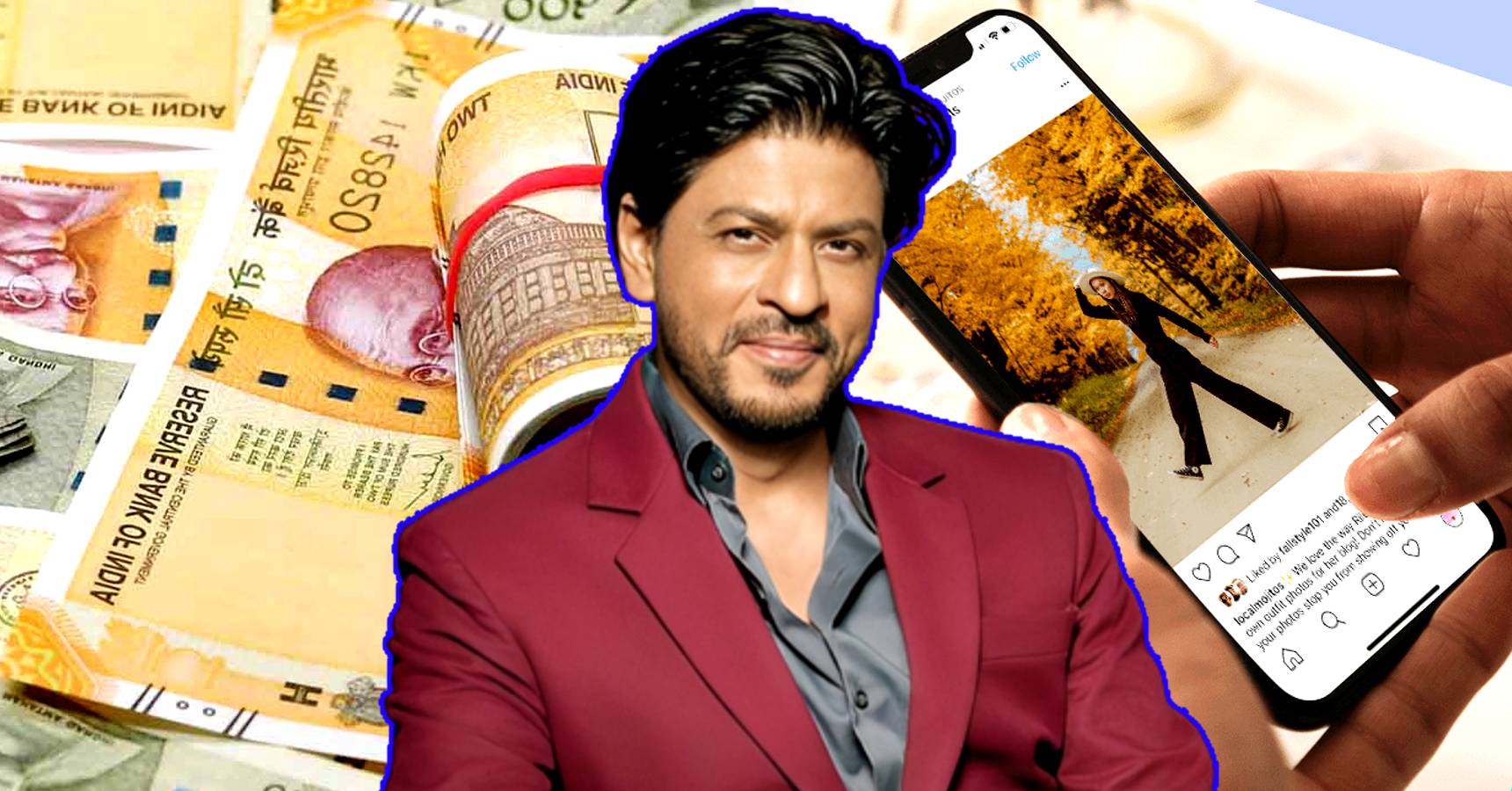 Bollywood actor Shah Rukh Khan’s earning from Instagram