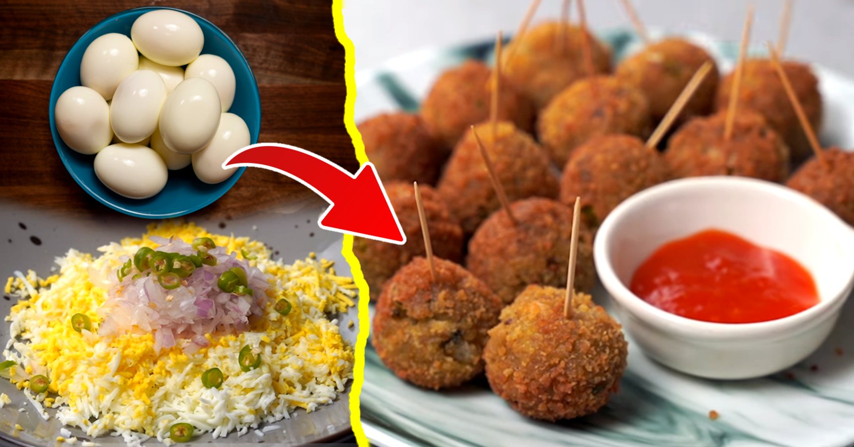 Crispy Egg Balls Fry Recipe