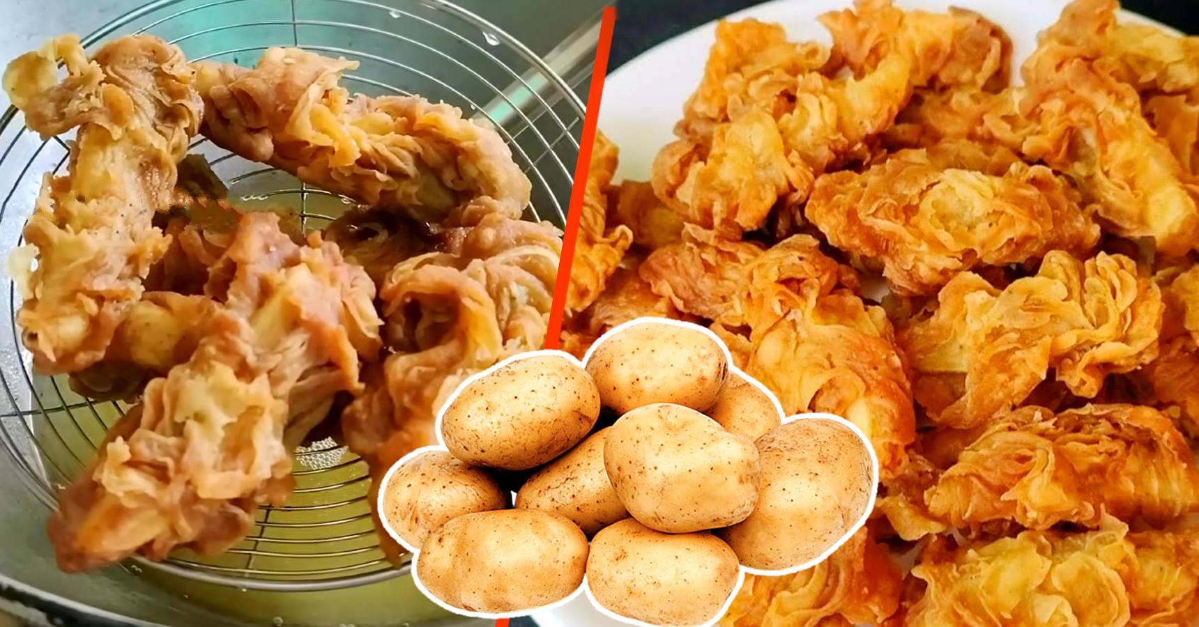 Evening Snacks Crispy fried Potato recipe