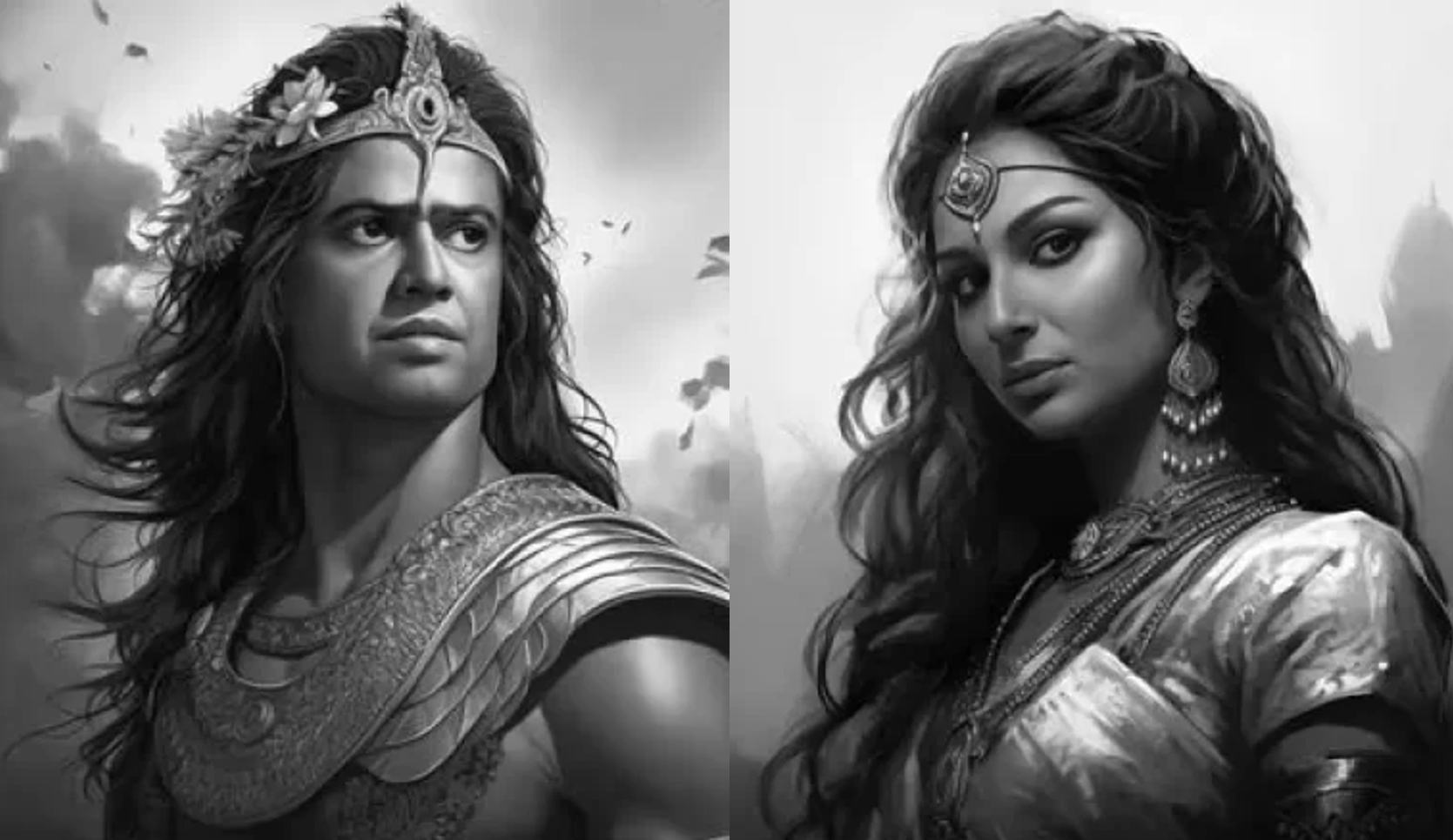 Mahabharata Characters Reimagined by AI