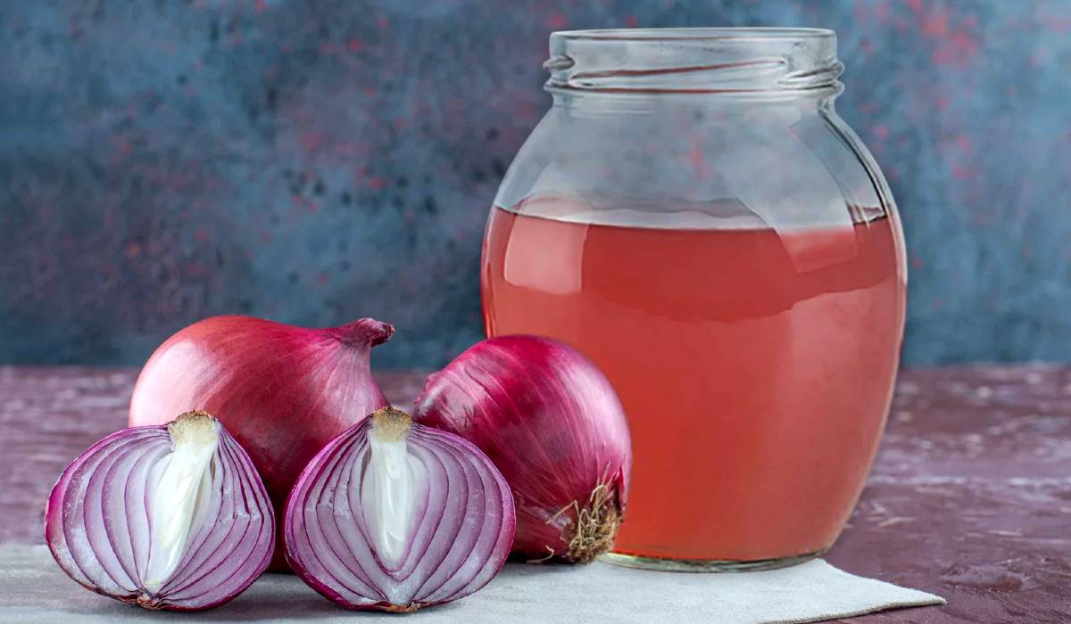 Onion juice, Onion juice for hair