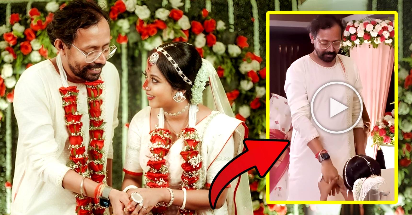 Ranga Bou actress Shruti Das shares a video of their engagement ceremony from their marriage
