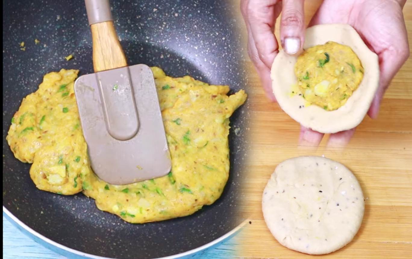 Stuffed Masala Donut Recipe 