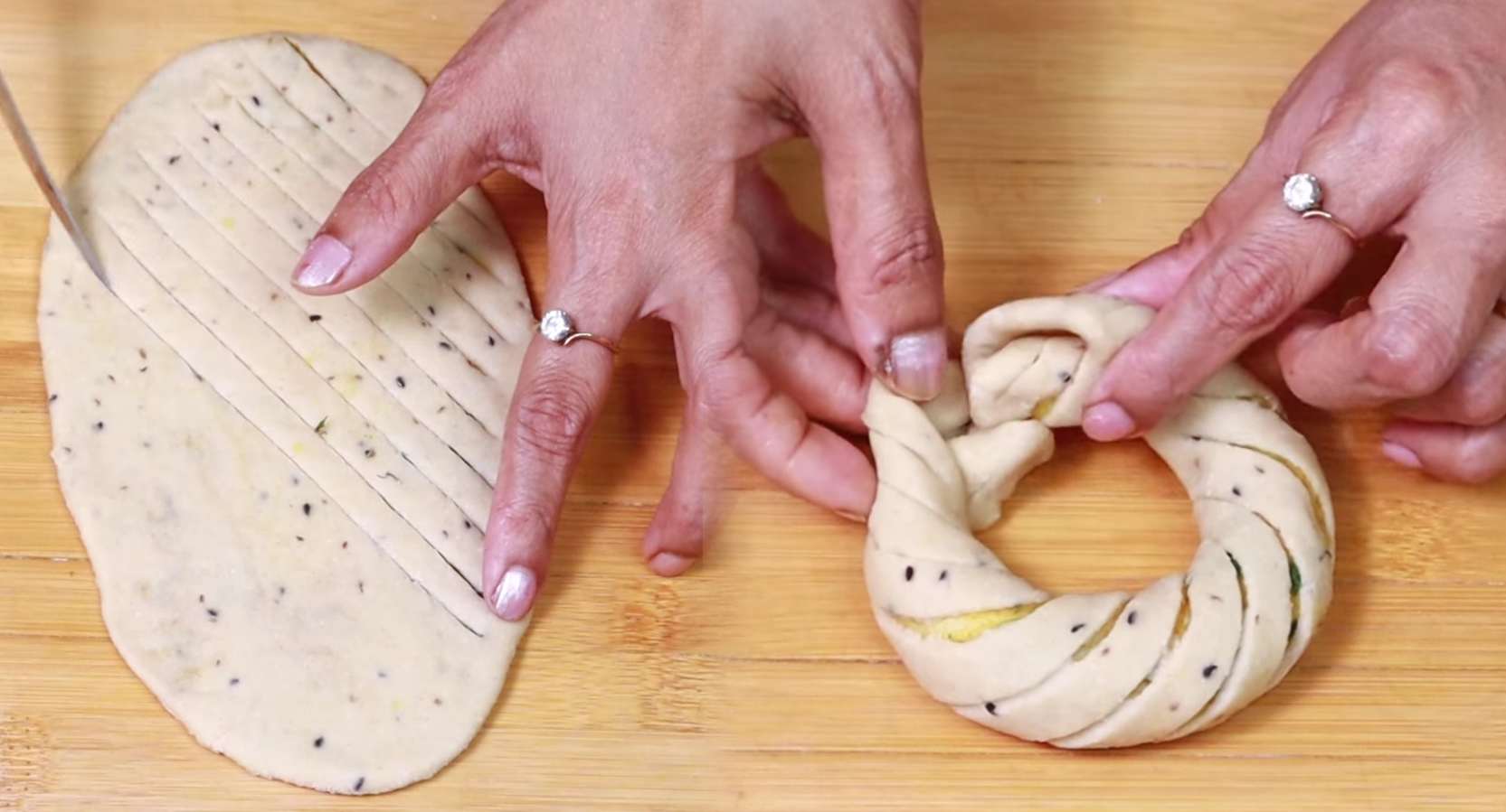 Stuffed Masala Donut Recipe 