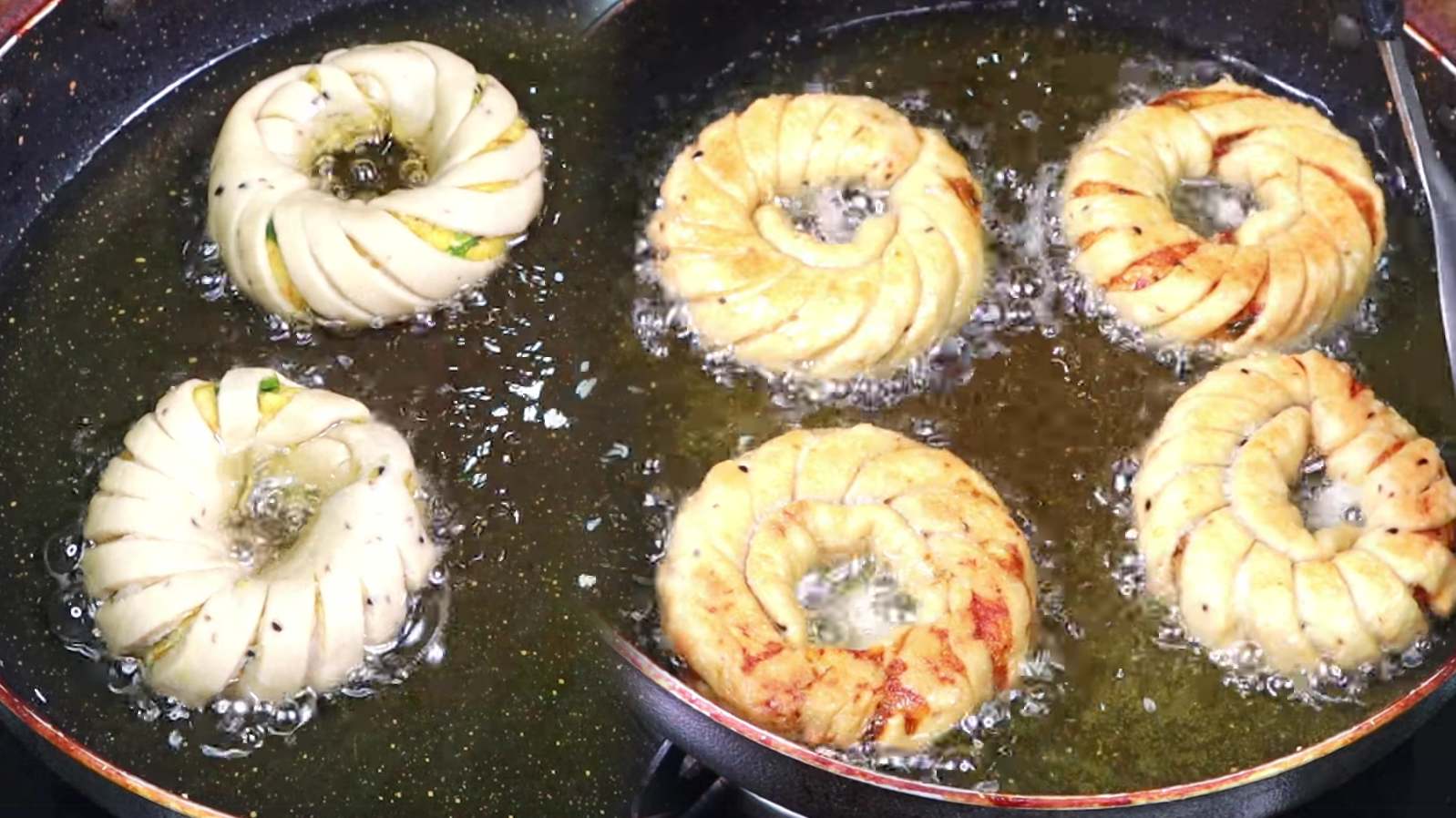 Stuffed Masala Donut Recipe 