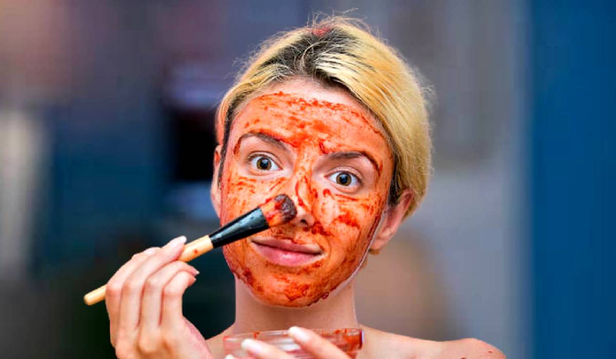 Tomato facial, Tomato facepack, Tomato for skin care