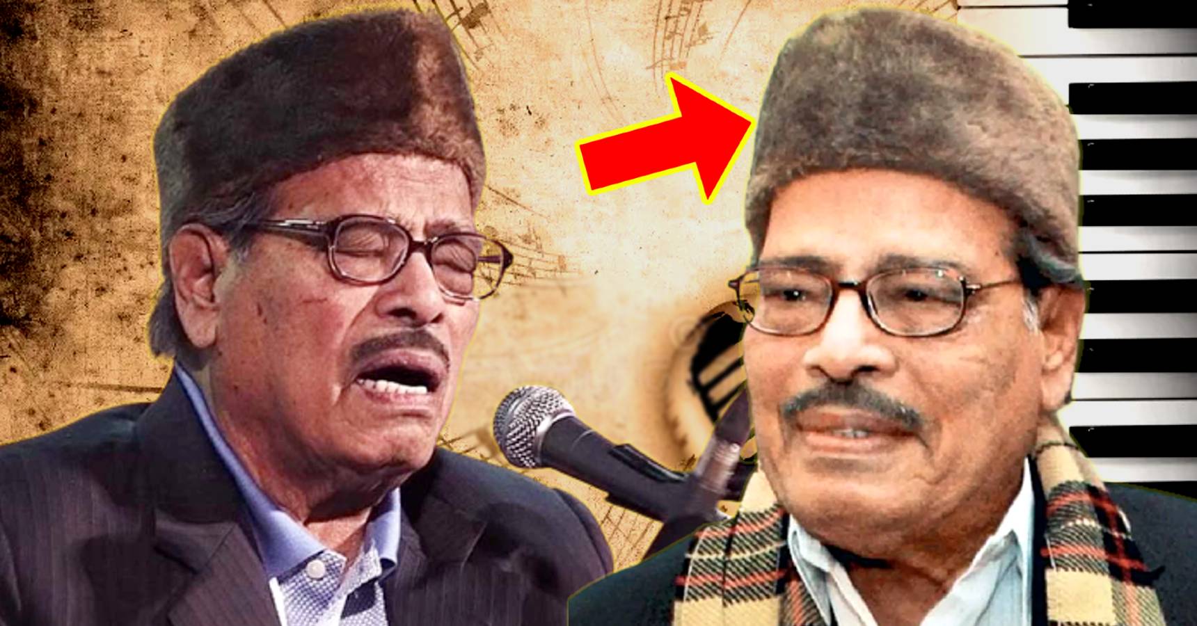 Why Manna Dey always wear Kashmiri cap