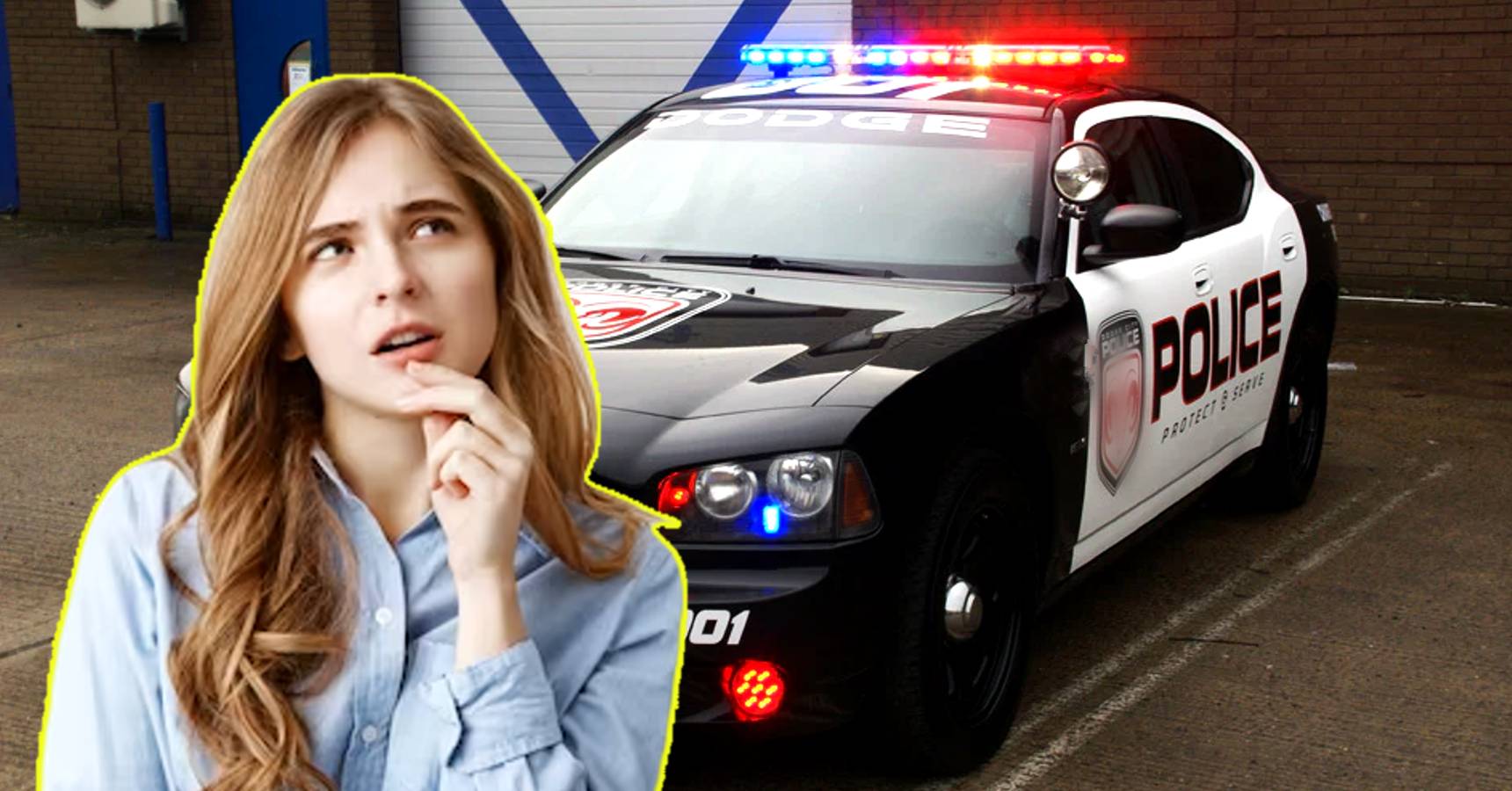 Why do police cars have red and blue lights