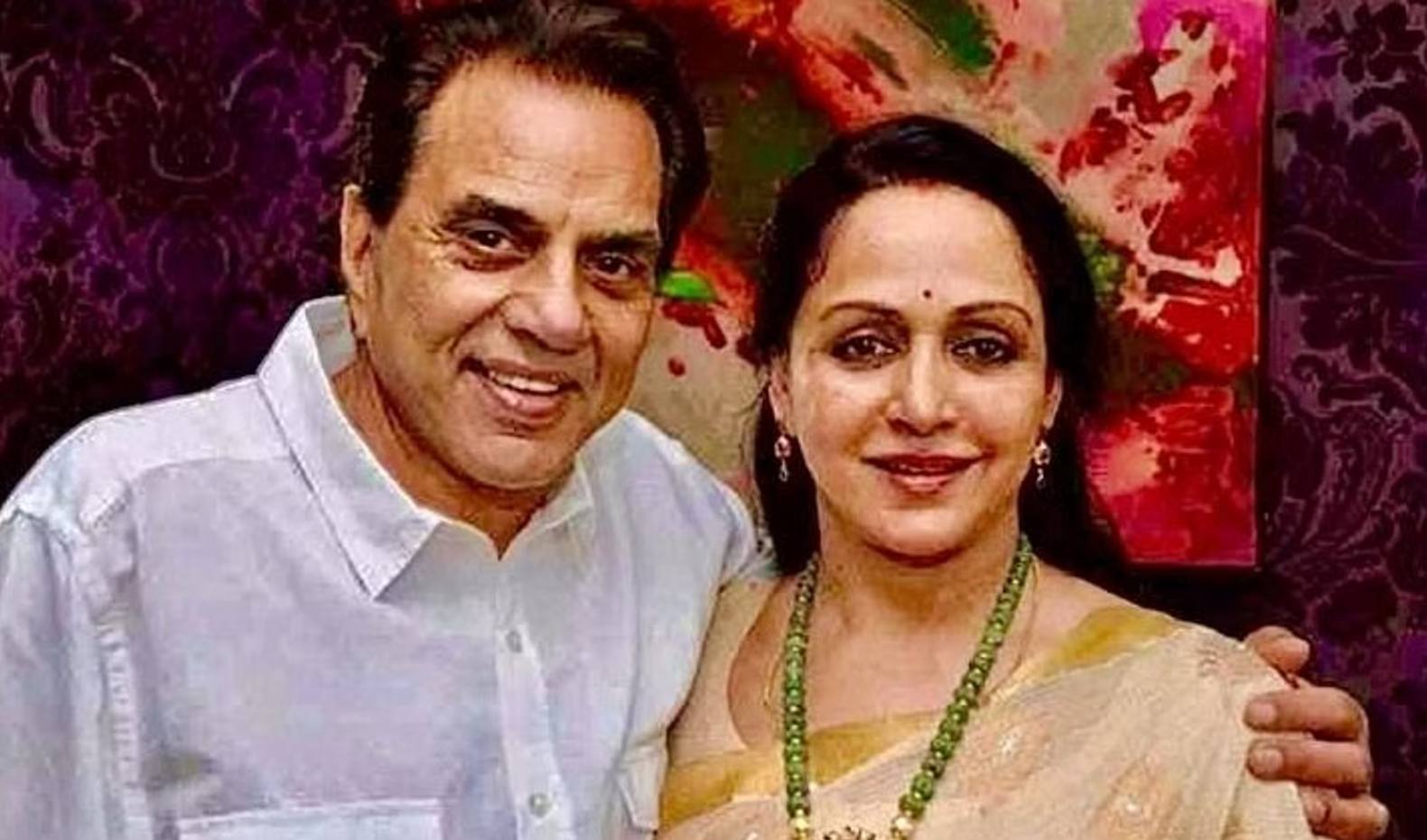 Dharmendra with Wife Hema Malini