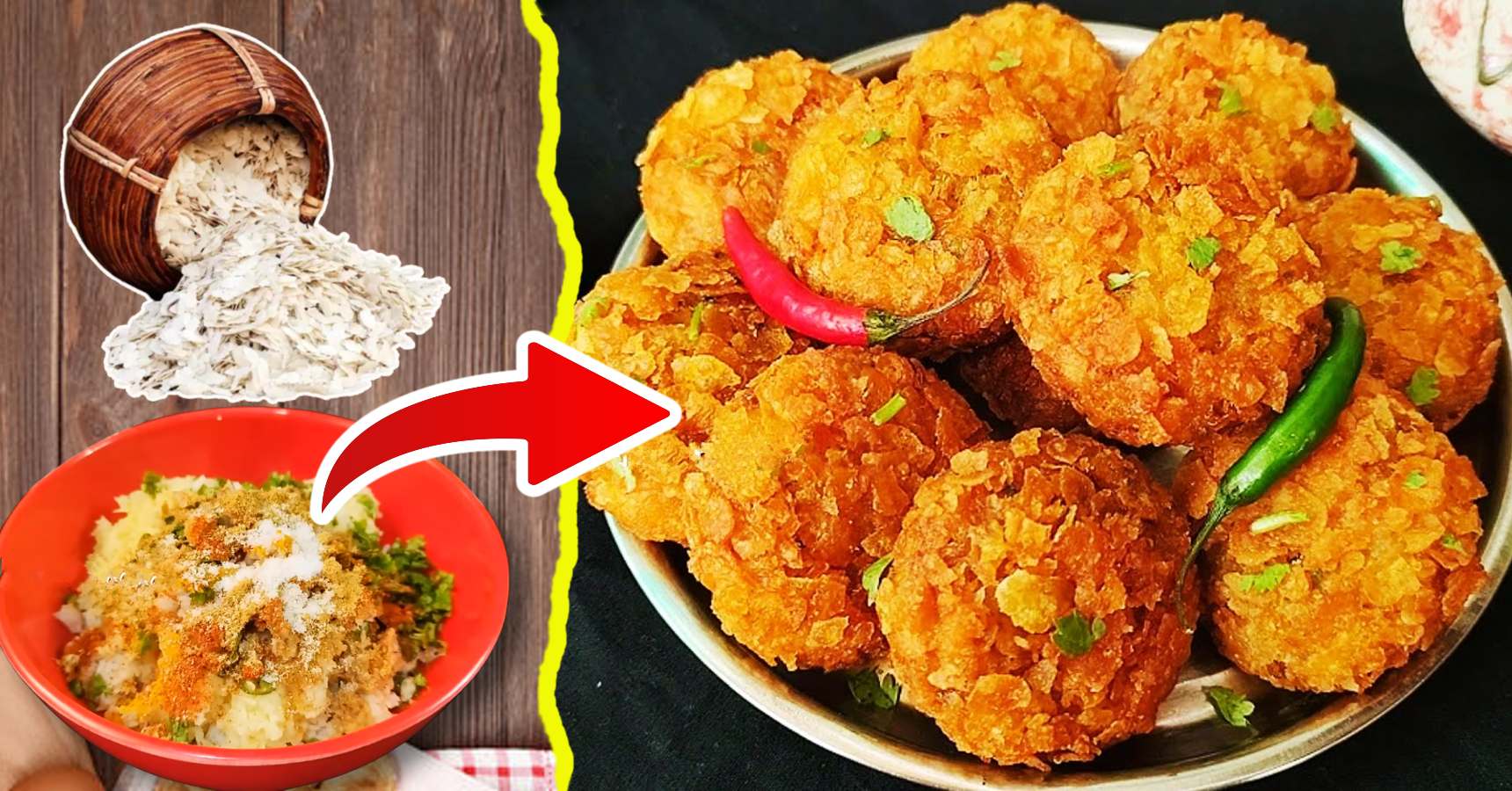 Evening Snacks Poha Cutlet Recipe