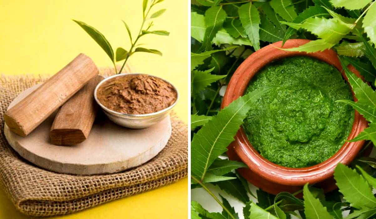 Neem and Chandan face pack
