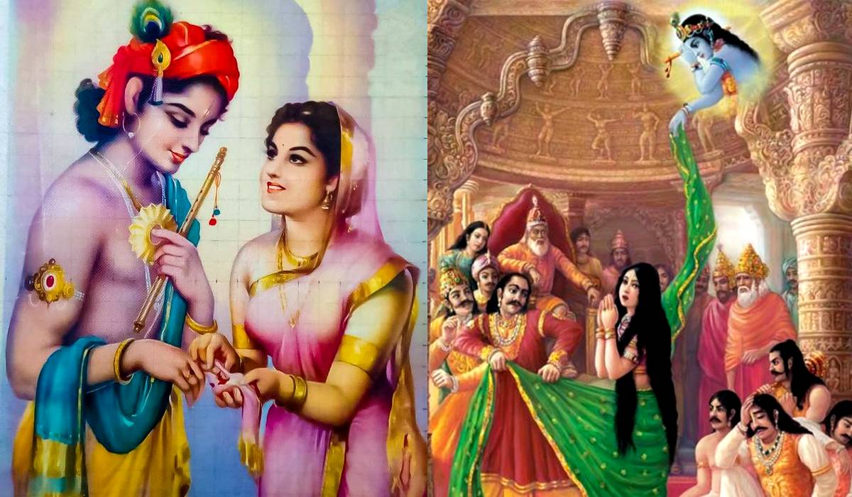 Rakhi Bandhan Mythological facts, Draupadi Shree Krishna Rakhi Bandhan