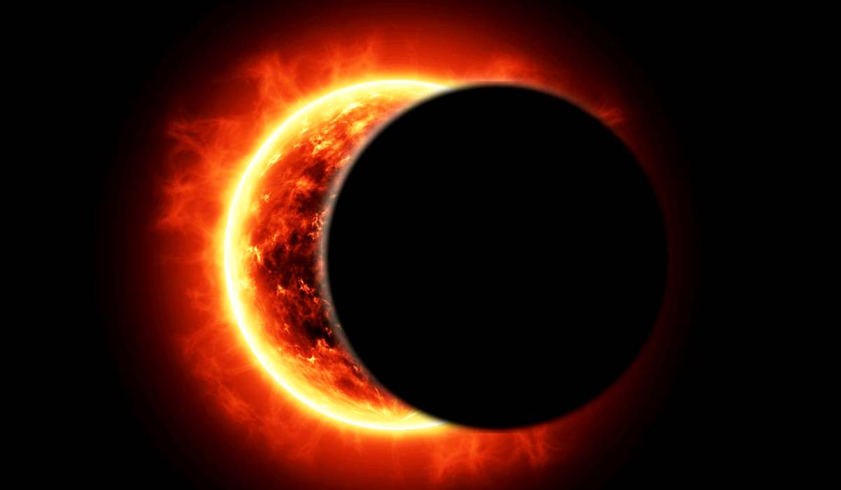 Solar eclipse, Solar eclipse on Mahalaya