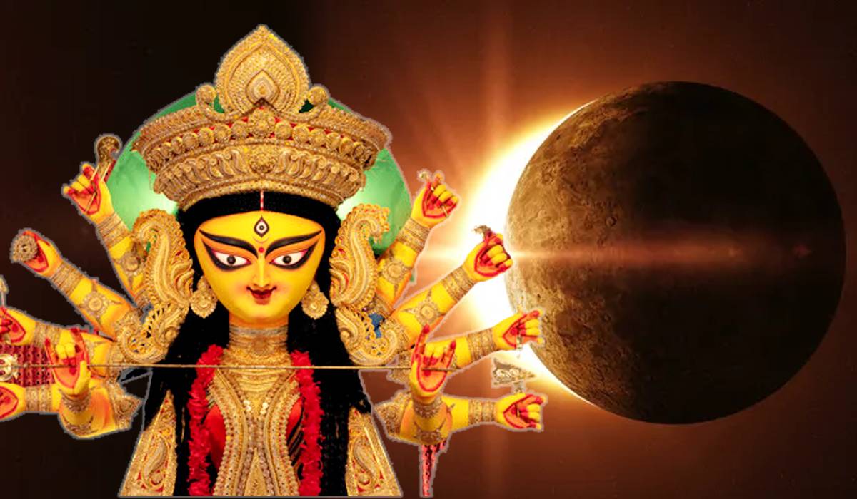 Solar eclipse, Solar eclipse on Mahalaya 