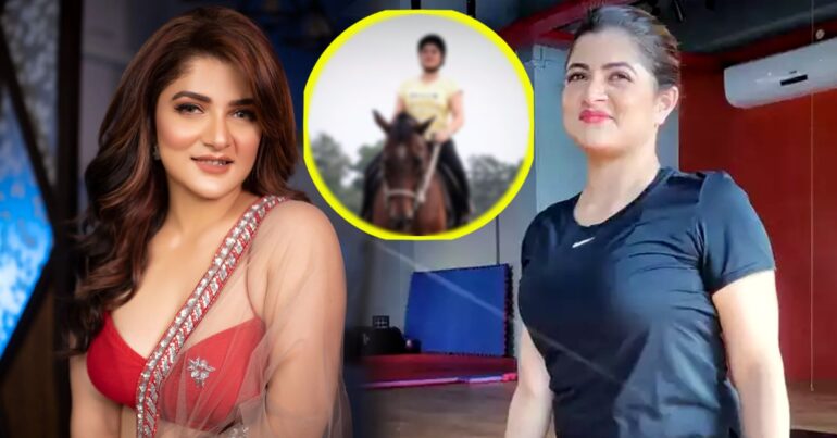 Srabanti Chatterjee Starts learning Horse Riding for Devi Chowdhurani Movie