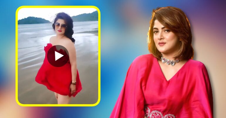 Srabanti Chatterjee oops moment in sea beach video goes viral